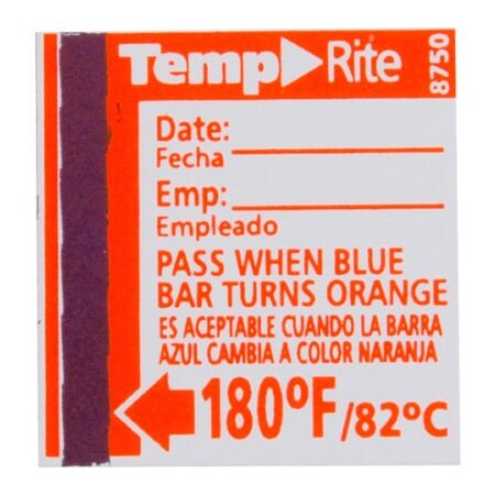 Allpoints 1381258 Label, Temperature, 180F For Taylor Precision Products, L.P. 1381258